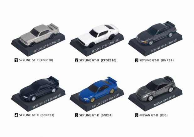 トヨタ歴代名車シリーズ　ワンダ缶コーヒーおまけ　全6種コンプ×9セット 日産も絶賛。缶コーヒーWONDAにGT-Rのミニカーがついてくる