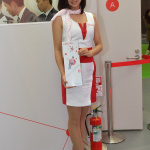 東京モーターショー2013美脚コンパニオン