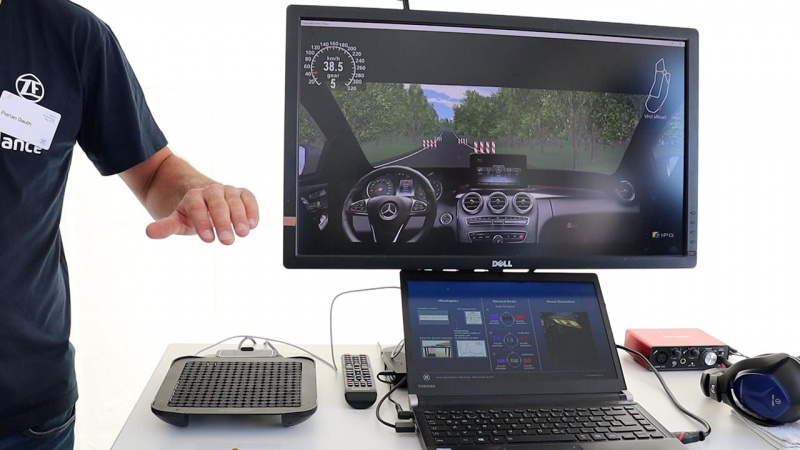 ZFの触覚を利用した乗り物酔い防止策