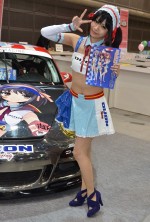 あー坊・かわいすぎ！リアル涼宮ハルヒ（DIJONレーシング特集２）【東京オートサロン2012】