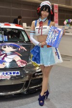 あー坊・かわいすぎ！リアル涼宮ハルヒ（DIJONレーシング特集２）【東京オートサロン2012】