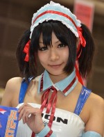 あー坊・かわいすぎ！リアル涼宮ハルヒ（DIJONレーシング特集２）【東京オートサロン2012】