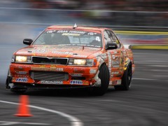 D1ならではのチョイ旧四枚、C33ローレルはけっこう強い【D1 CHAMPIONS＠お台場 】