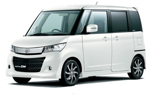 スズキの両側スライドドア軽自動車「パレット」にアイドリングストップ