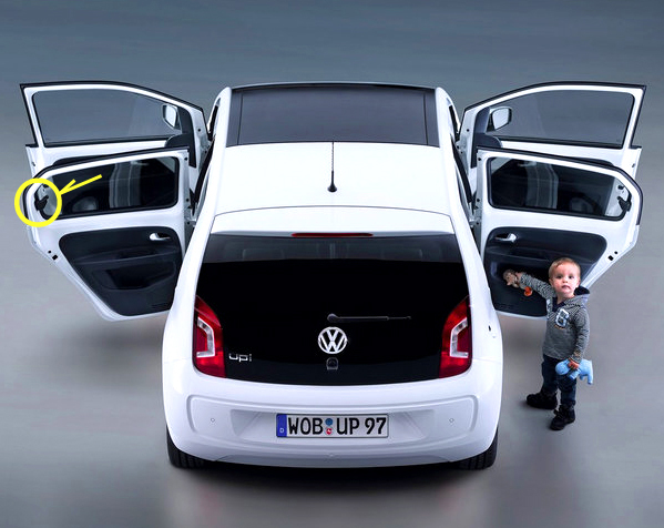 「圧倒的なコスパにビックリの「VW up !」はアソコもユニーク !」の4枚目の画像