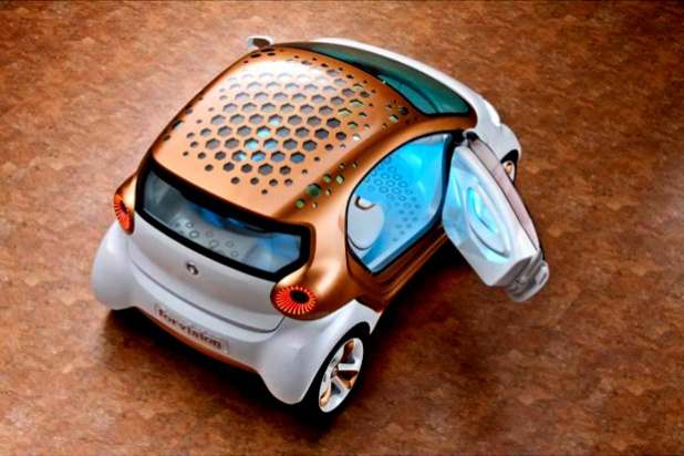「smart のコンセプトEVはボディ塗料で自己発電する!? 【フランクフルトショー 2011】」の2枚目の画像