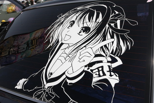 「希少ストレッチリムジンの痛車【痛ロード・フェスティバル　in Fuji】」の6枚目の画像