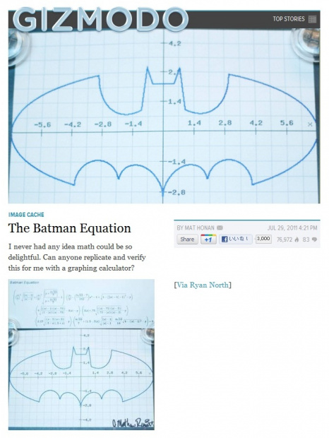 バットマンの方程式
