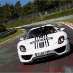 ポルシェ ハイブリッドスポーツ918が市販タイヤで最速タイムを記録 - 918proto_nur004