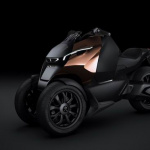 【動画】プジョー『ONYX』コンセプトはスーパーカー、トライク、自転車の3台【パリモーターショー】 - Peugeot-design-lab-concept-scooter-onyx-supertrike