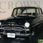 トヨタが創立75周年で歴代車100台展示 ! 1/5デザインモックも ! - 1955年型 初代クラウン