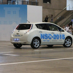 日産がスマホと連動した電気自動車自動運転システムを公開【CEATEC JAPAN 2012】 - 日産リーフ自動運転7