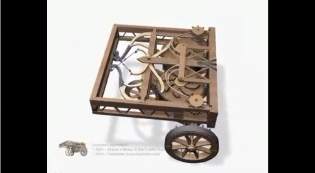 「レオナルド・ダ・ヴィンチが考えた機械仕掛けの自動車とは」の4枚目の画像