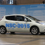 日産がスマホと連動した電気自動車自動運転システムを公開【CEATEC JAPAN 2012】 - 日産リーフ自動運転6