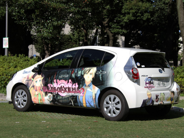 「乙女ロードで注目必至！　トヨタ アクアのテイルズ痛車をアムラックス東京が無料レンタル」の4枚目の画像