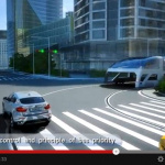 渋滞中の自動車をまたいで走る近未来型バスが登場 !【動画】 - ランドエアバス
