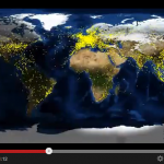 【動画】いまこの時、これだけの数の飛行機が空を飛んでいるのが分かる動画 - Air_Traffic