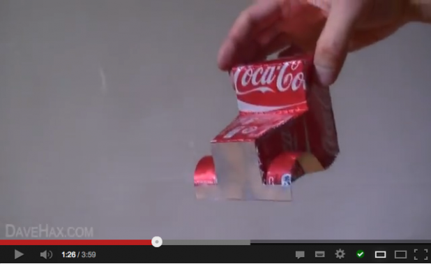 「コカコーラの缶を使って、トレーラートラックを作ろう　【動画】」の3枚目の画像
