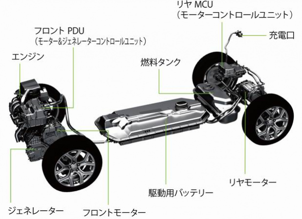 「三菱自動車｢新型アウトランダーPHEV｣画像ギャラリー －技術の集大成といえるEV由来のハイブリッドカー」の14枚目の画像