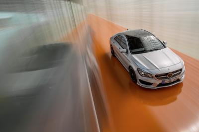 「新型メルセデス・ベンツCLA 画像ギャラリー ─ 量産車最高のCd値0.22を実現した4ドアクーペ」の22枚目の画像