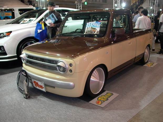 コンテスト優秀賞を受賞したピックアップボディの軽自動車は改造費160万円 東京オートサロン13 Clicccar Com