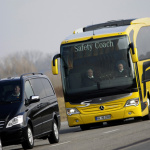 バスに衝突被害軽減ブレーキの義務化が決定。平成26年11月1日から。 - Travego