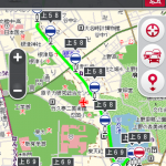 スマホ無料地図サイト「MapFan」が「徒歩＋電車＋バス」乗換案内機能を持った - バス路線表示画面