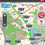 スマホ無料地図サイト「MapFan」が「徒歩＋電車＋バス」乗換案内機能を持った - バス路線＋渋滞