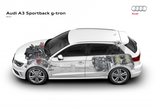 「アウディ「Audi A3 Sportback g-tron」画像ギャラリー –市販化されるCNG仕様」の1枚目の画像