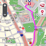 スマホ無料地図サイト「MapFan」が「徒歩＋電車＋バス」乗換案内機能を持った - 徒歩ルート