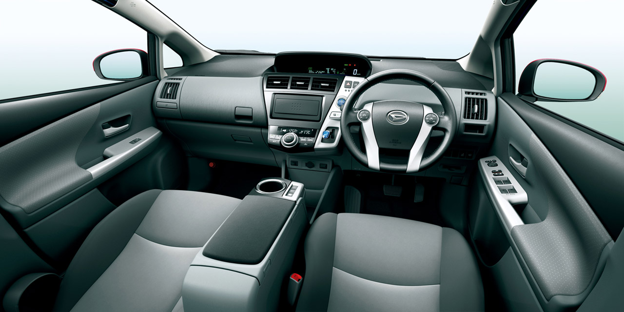 Daihatsu Mebius 003 画像 広い荷室が特徴のハイブリッドステーションワゴン Clicccar Com