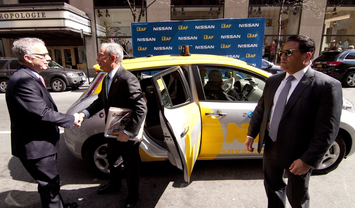 Nissan, New York City Launch LEAF Electric Vehicle Taxi Pilot