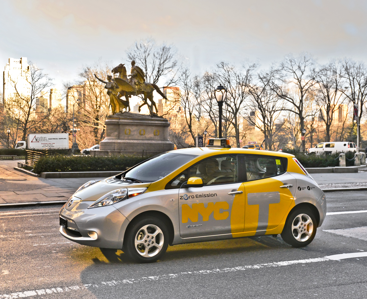 Nissan, New York City Launch LEAF Electric Vehicle Taxi Pilot