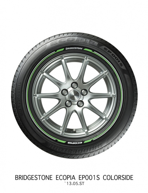 「タイヤは黒から色付きの時代!? ブリヂストンがカラーサイドタイヤ市販化」の2枚目の画像