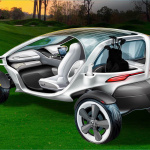 メルセデス・ベンツ未来のゴルフカートは「ファー」ボタンを装備 - Mercedes-Benz Vision Golf Cart; Mercedes-Benz designt visionäres Golf Cart