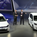 VW｢e-Golf｣、独首相を招いてEV版を発表!【フランクフルトモーターショー】 - VW_e_Golf