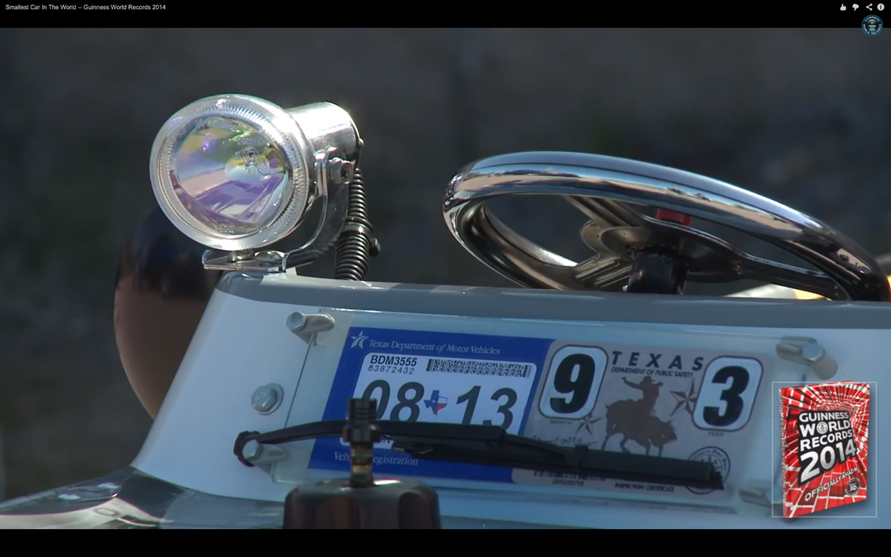 Gwr Smallest Car 02 画像 世界最小の自動車をギネスが認定 動画 Clicccar Com Gwr Smallest Car 02 画像 世界最小の自動車をギネスが認定 動画 Clicccar Com
