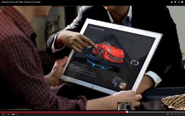 「20インチ4Kタブレット発売で自動車販売の姿が変わる？」の3枚目の画像