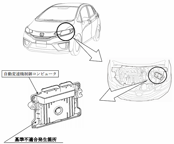 「ホンダ新型フィットHVに初採用のDCT 4,883台がリコール!」の1枚目の画像