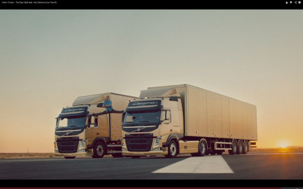 「ジャン＝クロード・ヴァン・ダムが仁王立ちでやったスゴいことは? ボルボ・トラックの最新CM【動画】」の2枚目の画像