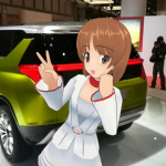 ガールズ&パンツァ「西住みほ」が三菱ブースを案内するアプリ【東京モーターショー2013】 - g04
