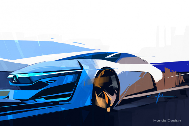 「ホンダが2015年に発売予定の燃料電池コンセプトを初公開【ロスアンゼルスオートショー2013】」の1枚目の画像