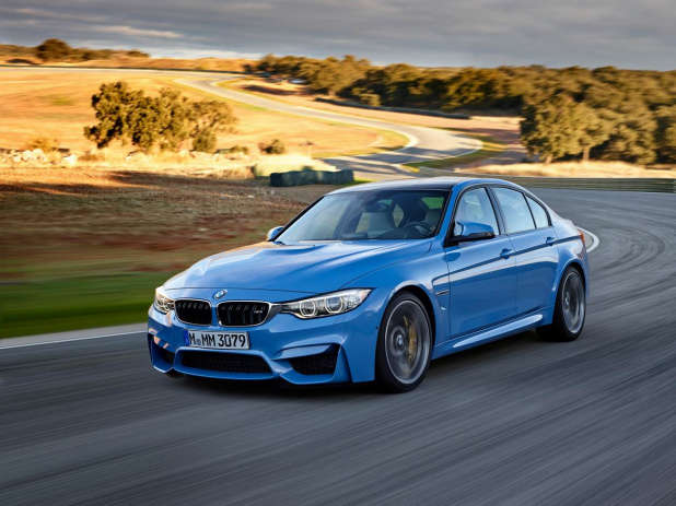 「ワールドプレミア直前、BMW新型「M3」「M4」フォトデビュー【デトロイトショー2014】」の1枚目の画像