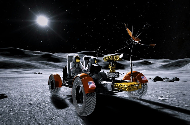 「月面探査車はポルシェの設計だった【動画】」の9枚目の画像
