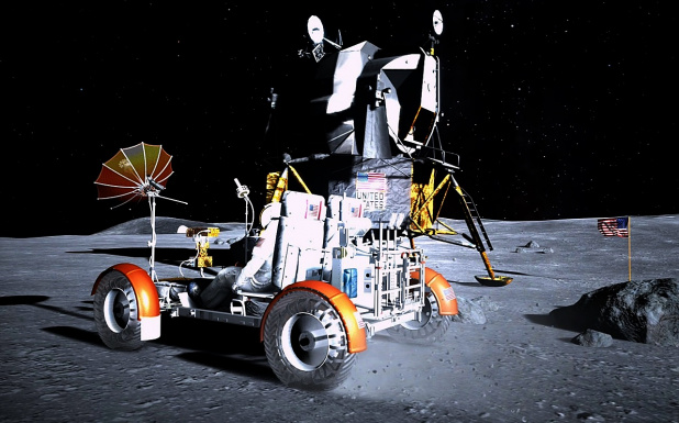「月面探査車はポルシェの設計だった【動画】」の10枚目の画像