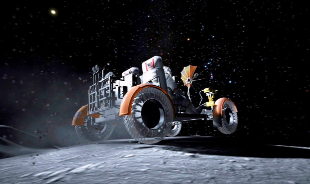 「月面探査車はポルシェの設計だった【動画】」の3枚目の画像
