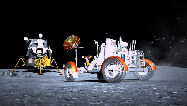 「月面探査車はポルシェの設計だった【動画】」の4枚目の画像