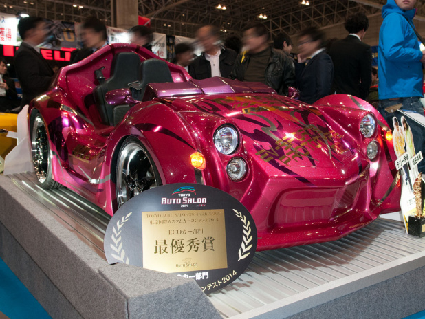 「NATS EV-sports Prototype 02はマイクロEVでECOを訴求【東京オートサロン2014】」の2枚目の画像