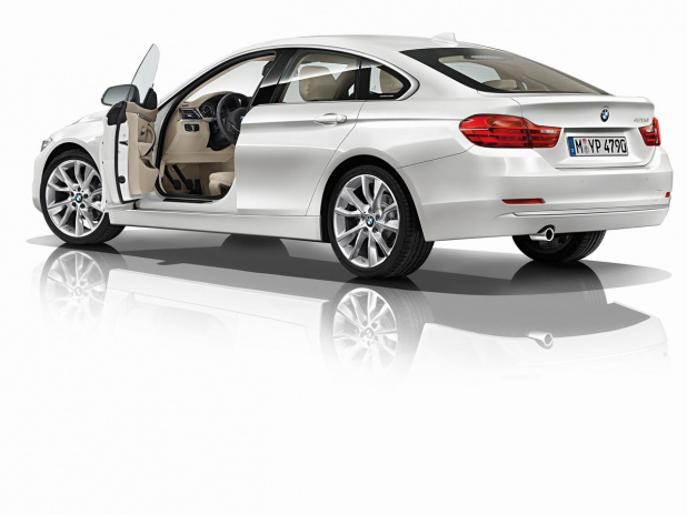「BMW「4シリーズ・グランクーペ」動画・画像ギャラリー ─ クーペなのに4ドアの贅沢モデル」の8枚目の画像