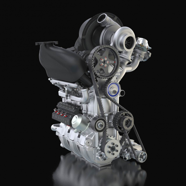 「日産の超コンパクトな3気筒レーシングエンジンは40kgで400馬力！【動画】」の5枚目の画像